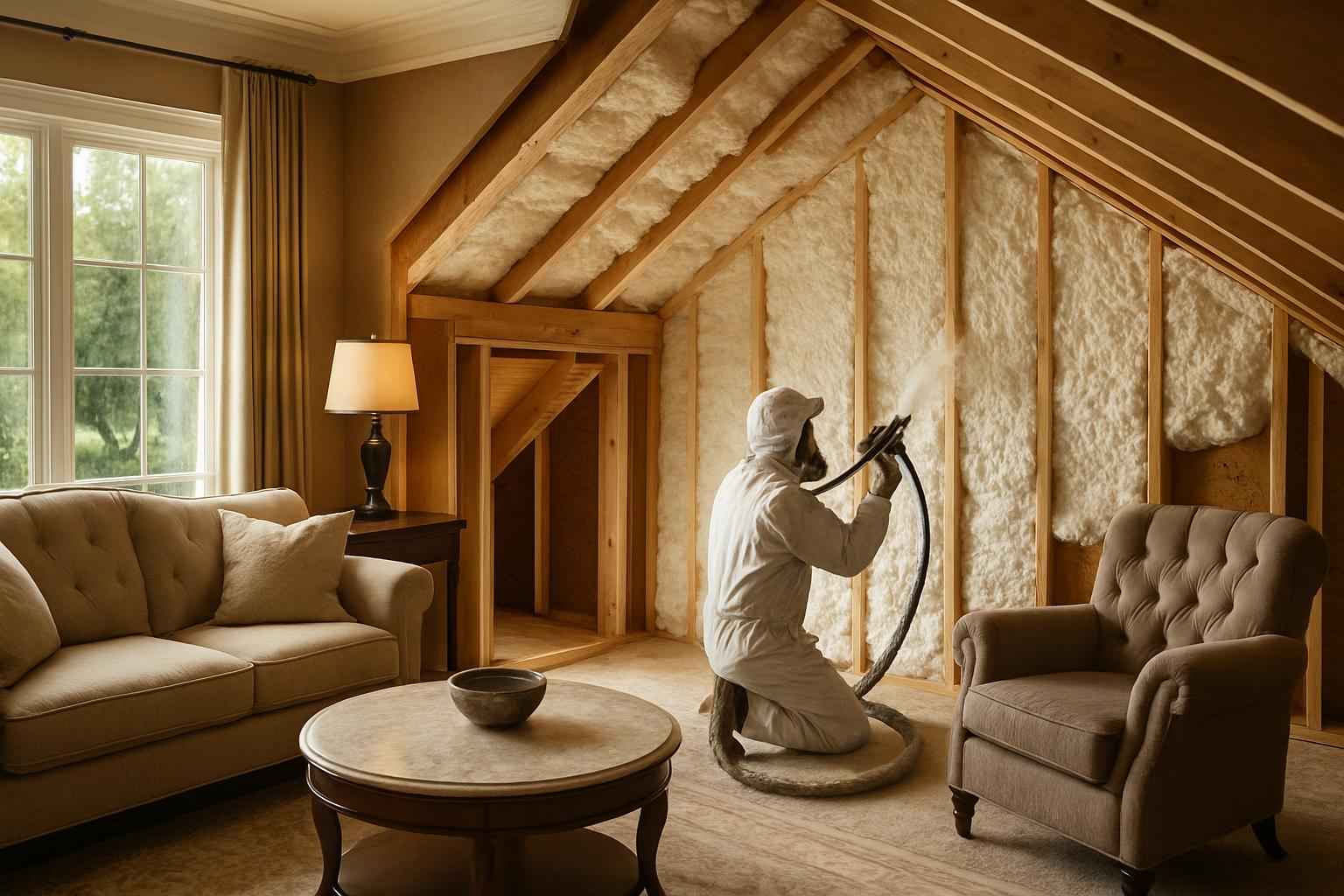 Existing Home Foam Upgrade in Mason TX