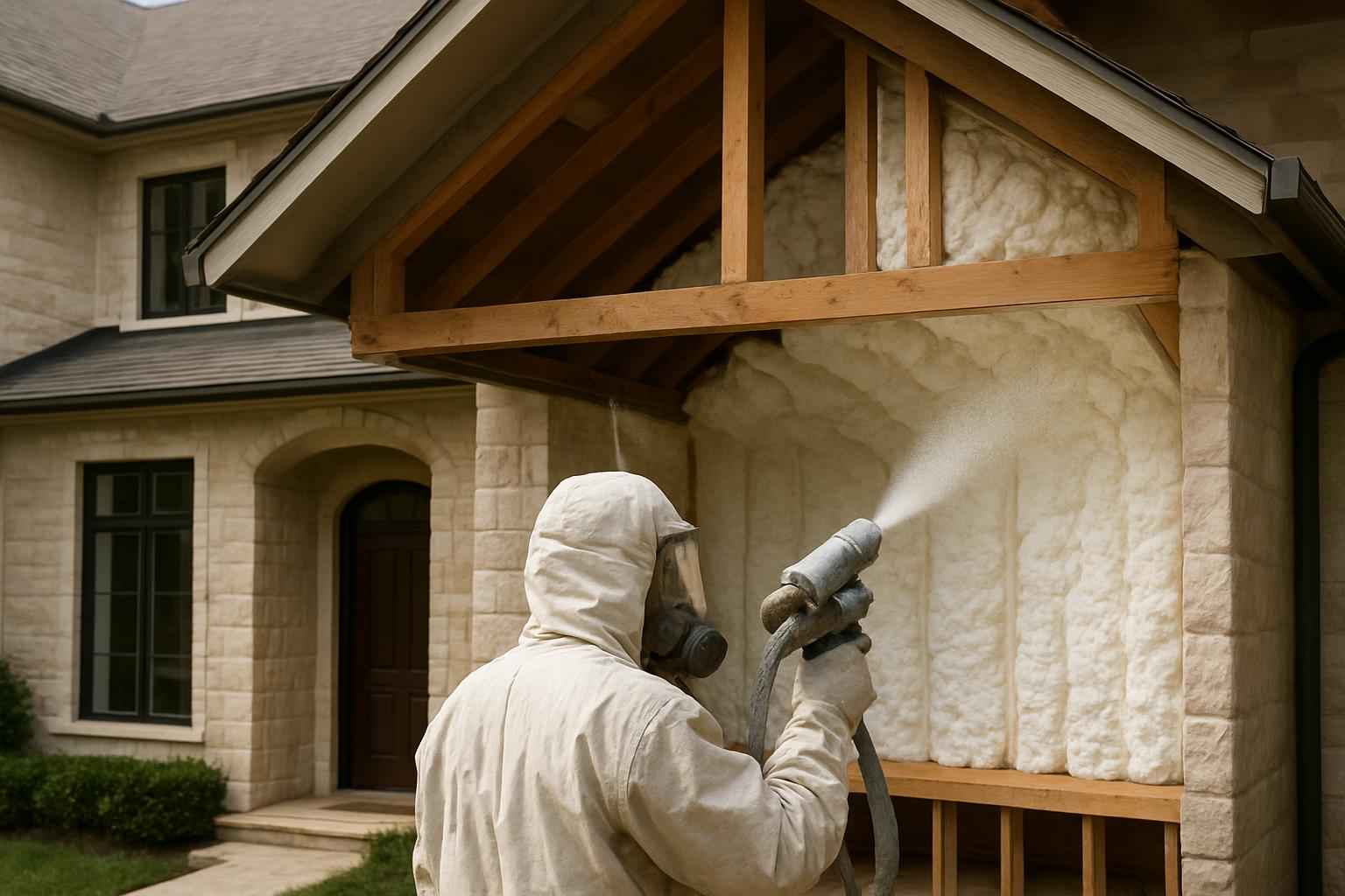 Existing Home Foam Upgrade in Pontotoc TX