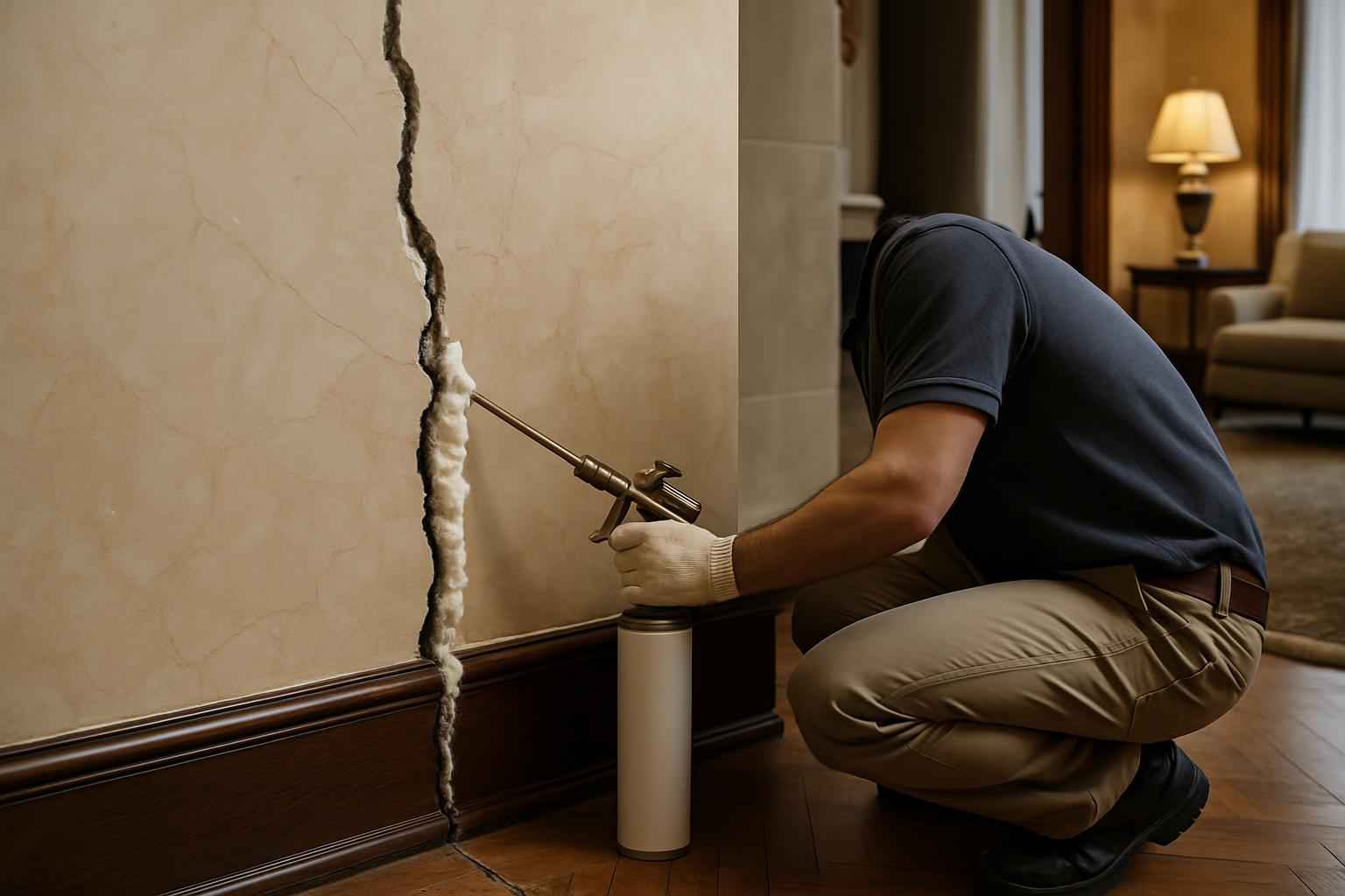 Spray Foam Crack Patching in Cottonwood Shores TX