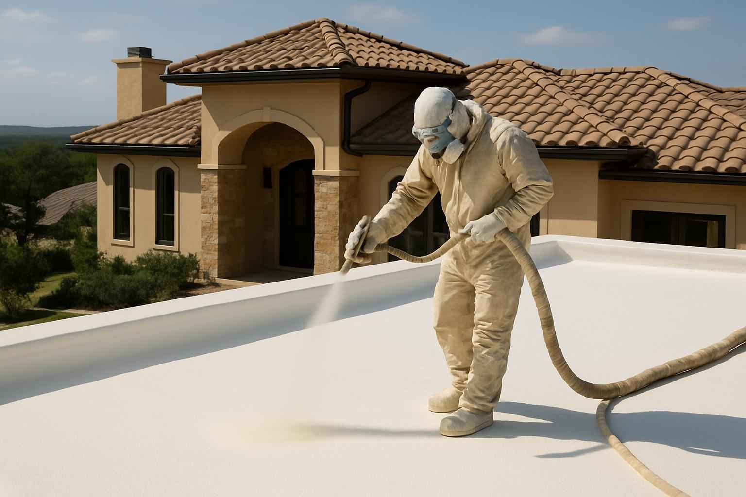 Foam Roof Installation Service in Burnet TX