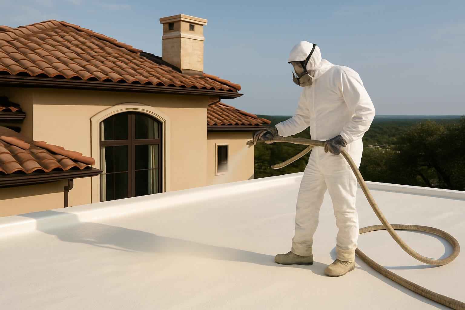 Foam Roof Installation Service in Mason TX