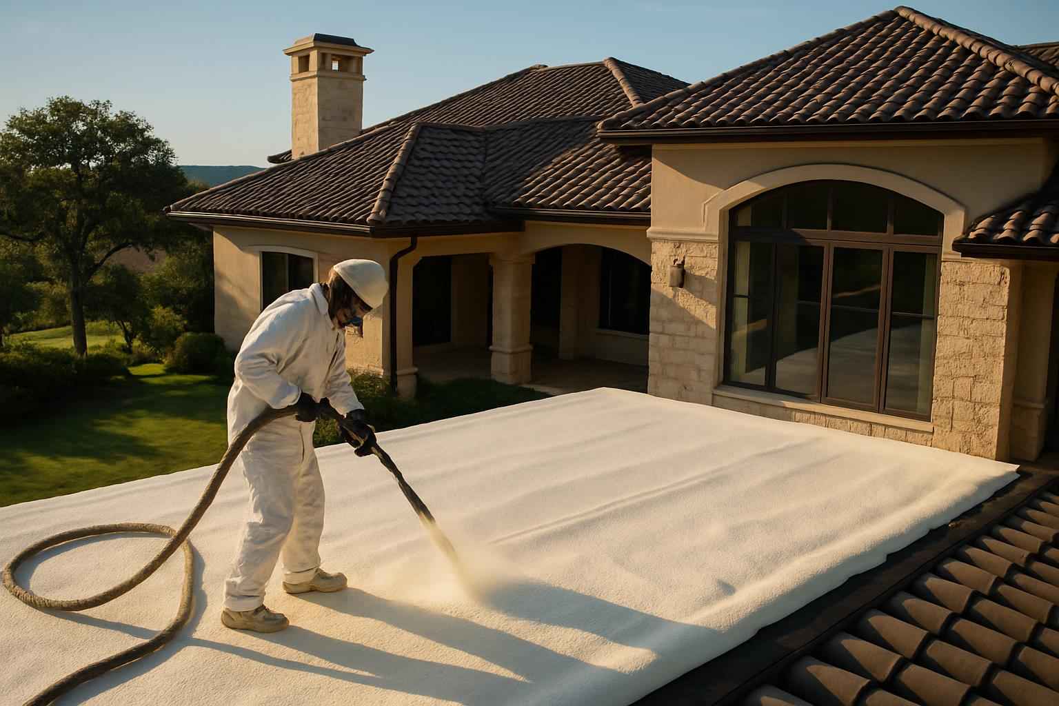 Foam Roof Installation Service in Medina TX