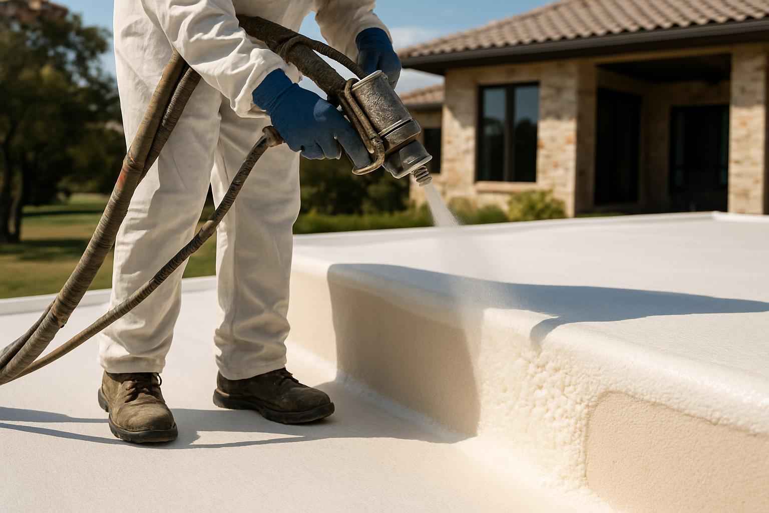 Foam Roof Leak Seal Service in Burnet TX