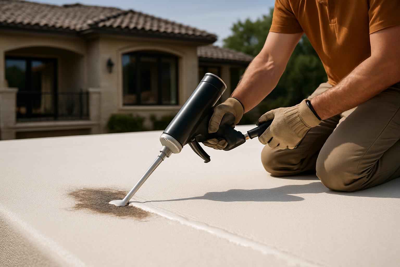 Foam Roof Leak Seal Service in Cottonwood Shores TX