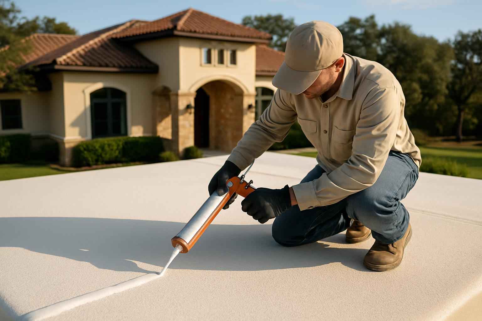 Foam Roof Leak Seal Service in Fischer TX