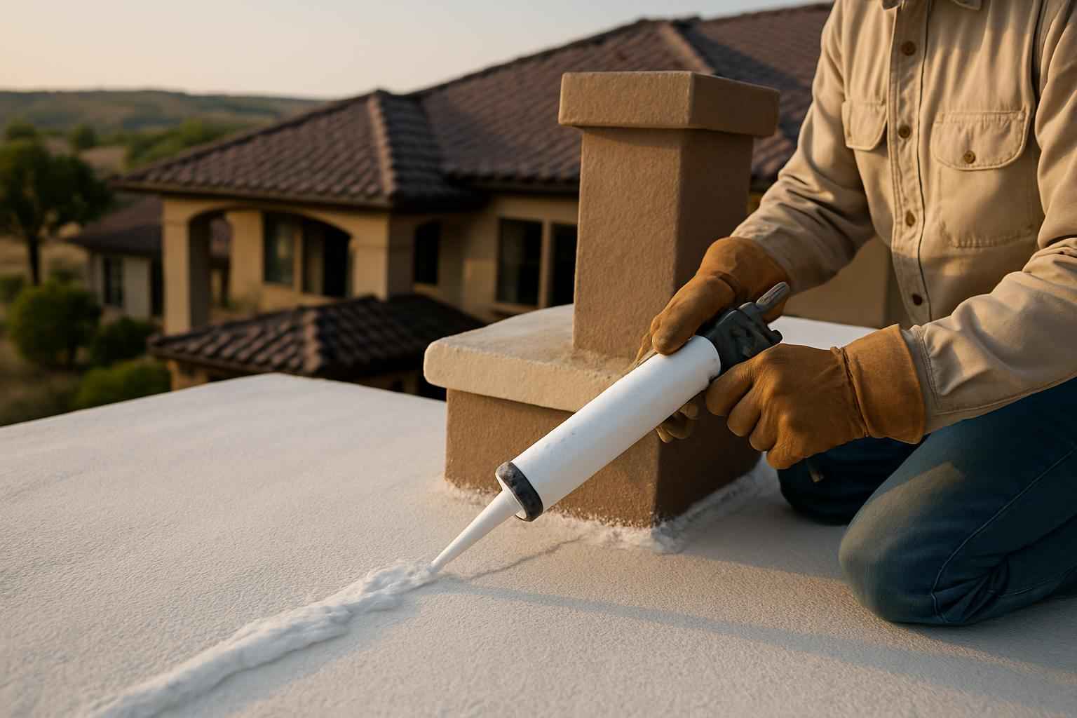 Foam Roof Leak Seal Service in Mason TX