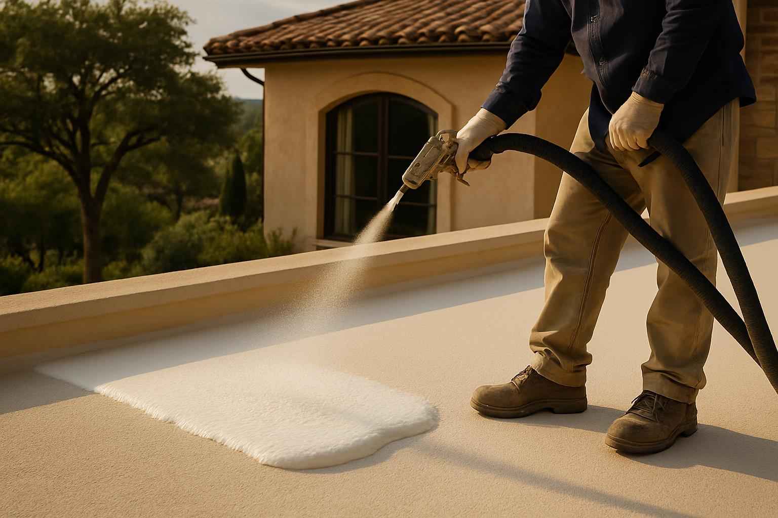 Foam Roof Leak Seal Service in Medina TX