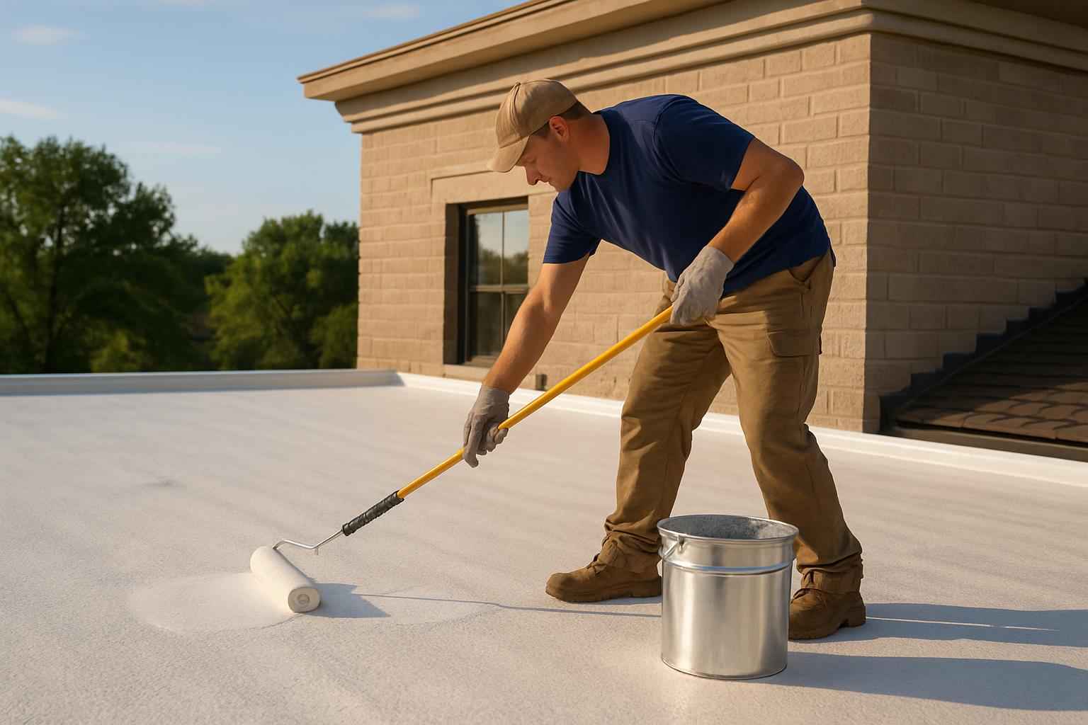 Foam Roof Maintenance Service in Mason TX