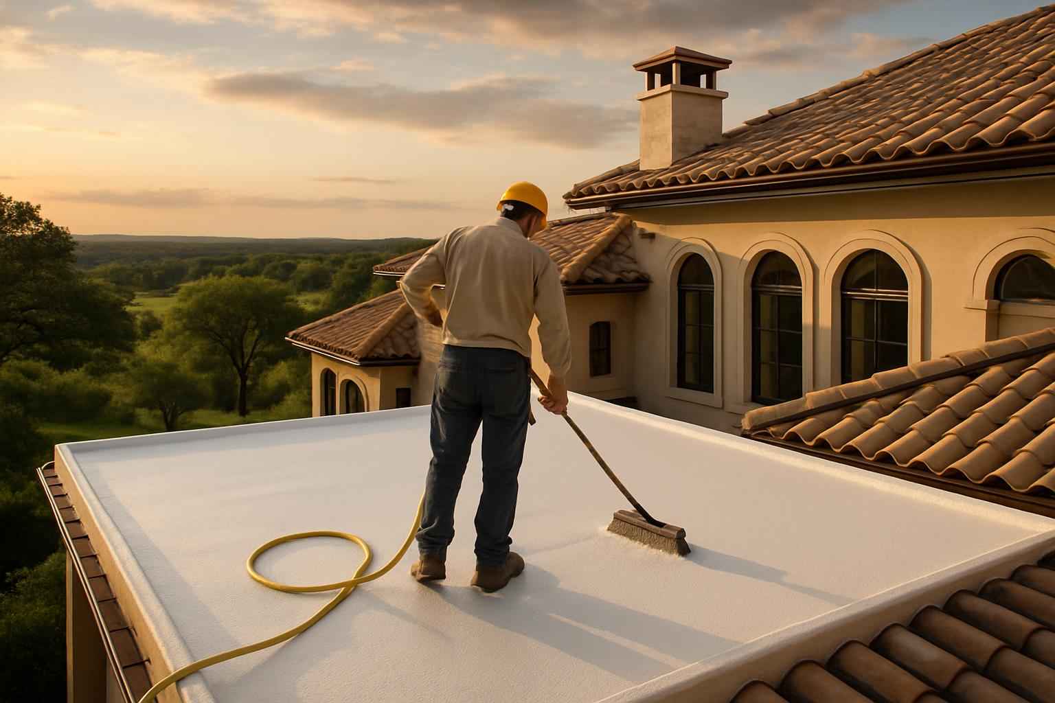 Foam Roof Maintenance Service in Medina TX