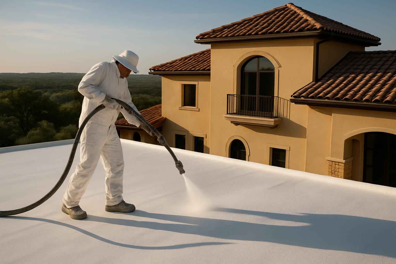 Foam Roof Recoat Company in Marble Falls TX