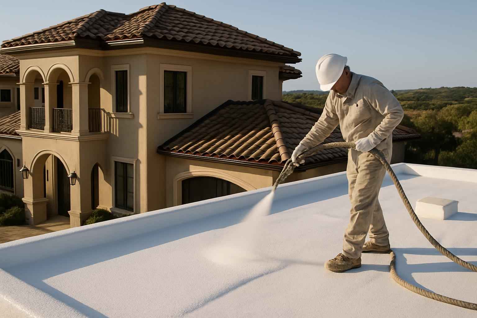 Foam Roof Recoat Company in Mason TX