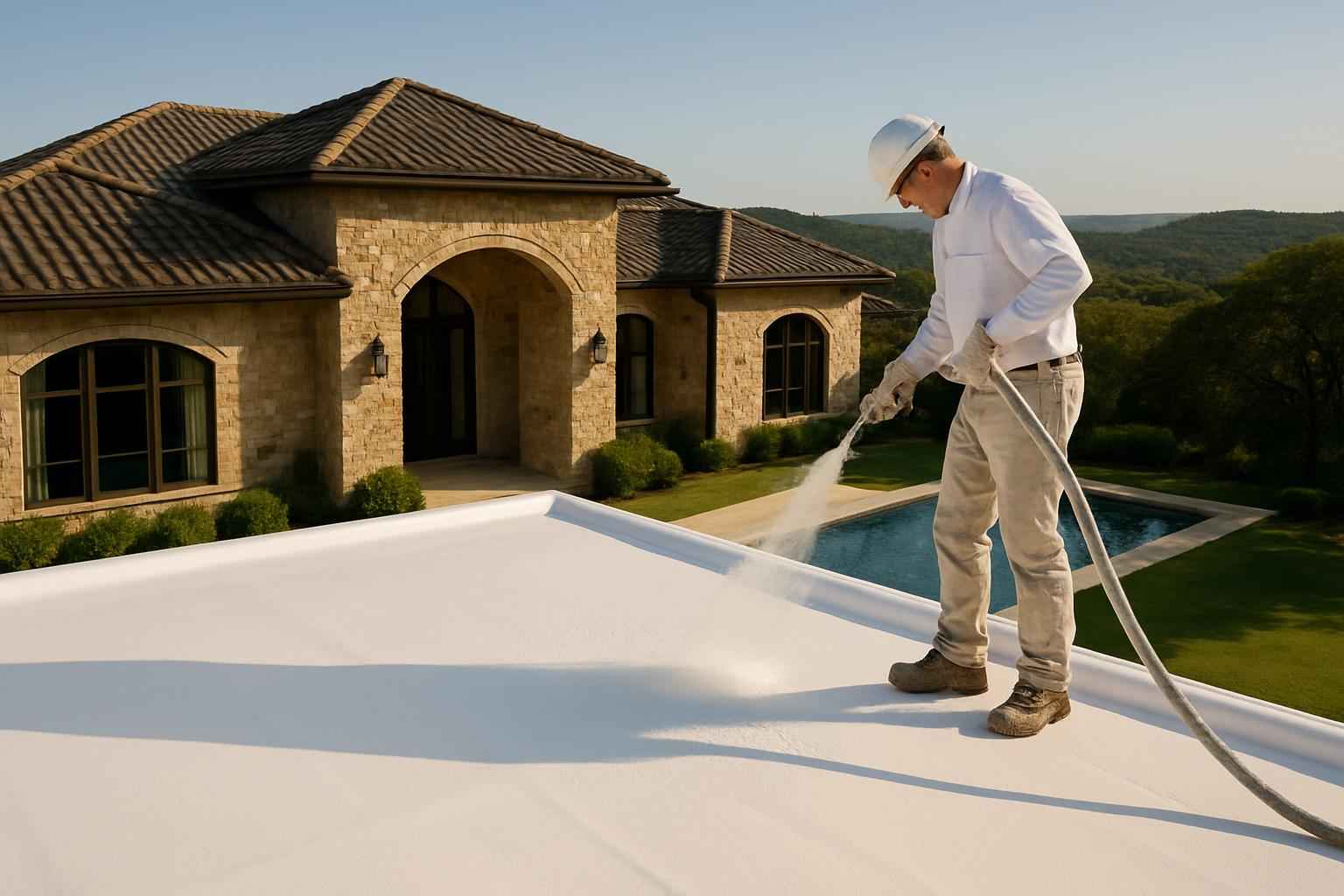Foam Roof Recoat Company Near Me in Pipe Creek TX