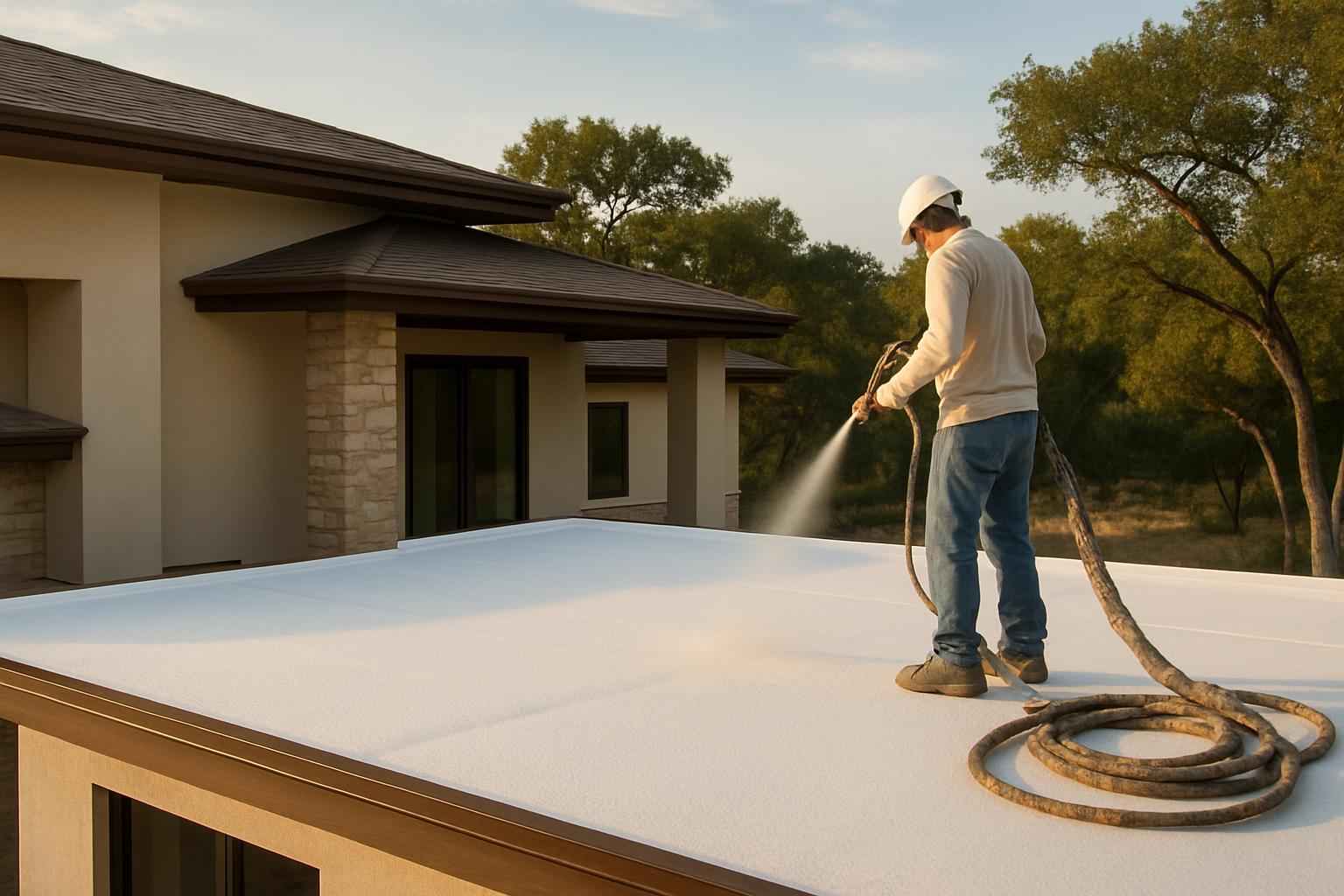 Foam Roof Replacement Options in Fischer TX