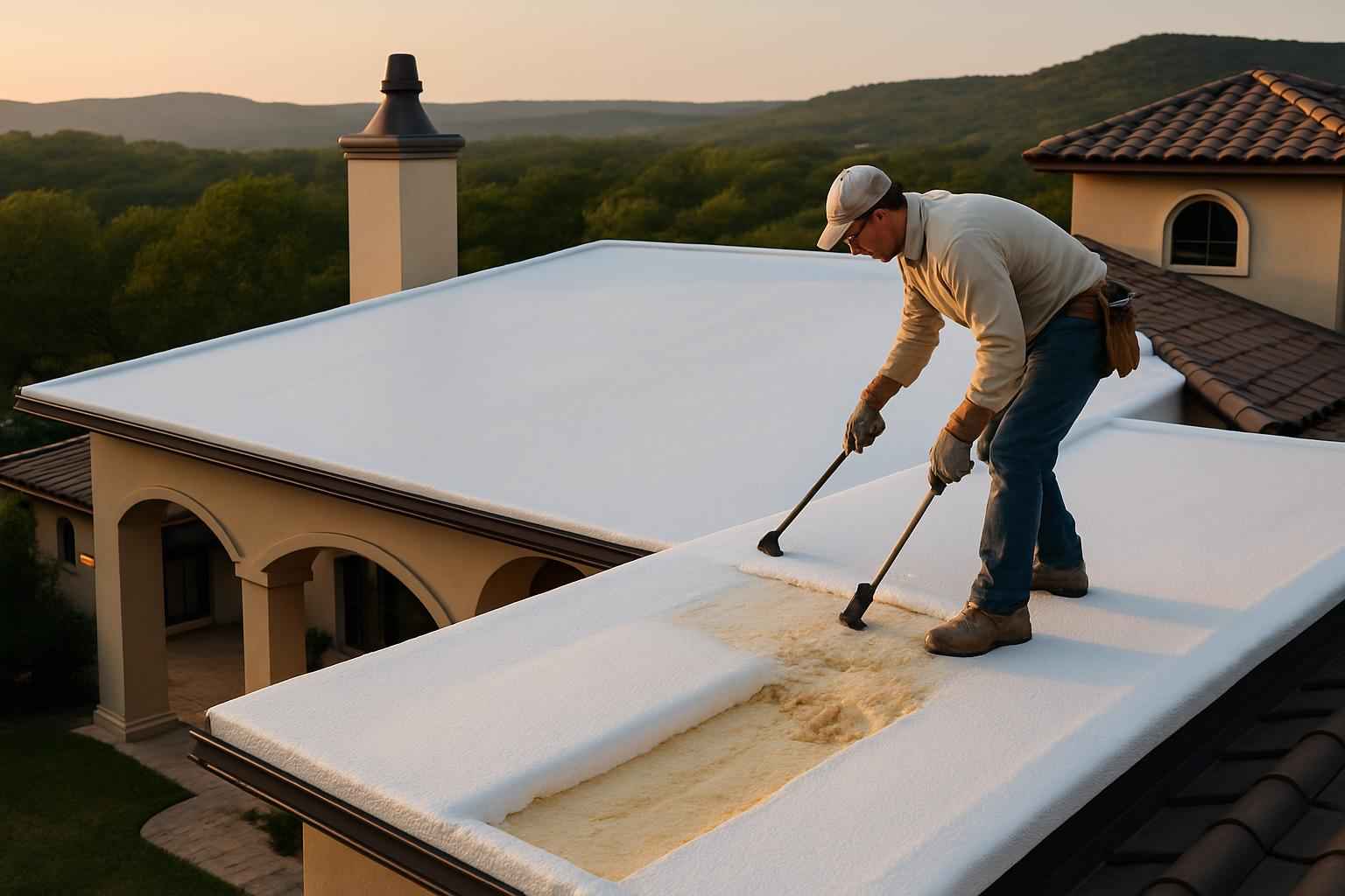 Foam Roof Replacement Options in Medina TX