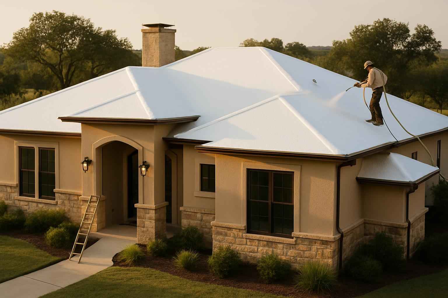 Foam Roof Replacement Options in Pipe Creek TX