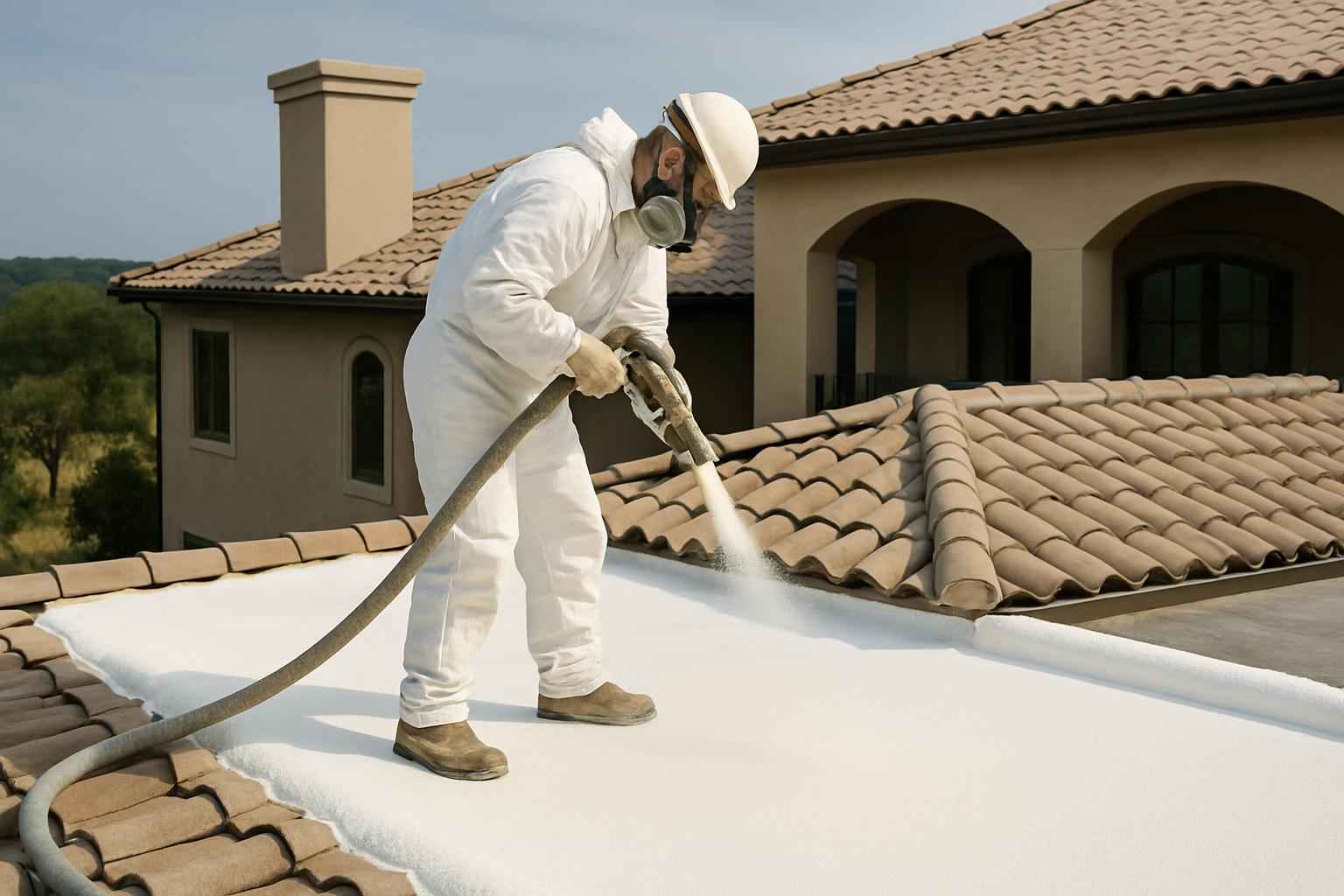 Foam Roof Restoration Contractor in Fischer TX
