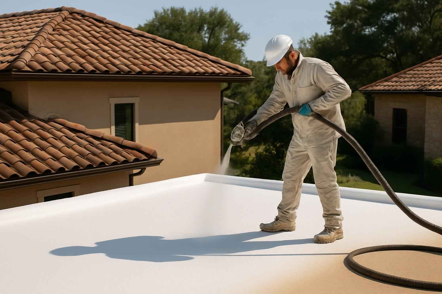Foam Roof Restoration Contractor in Mason TX