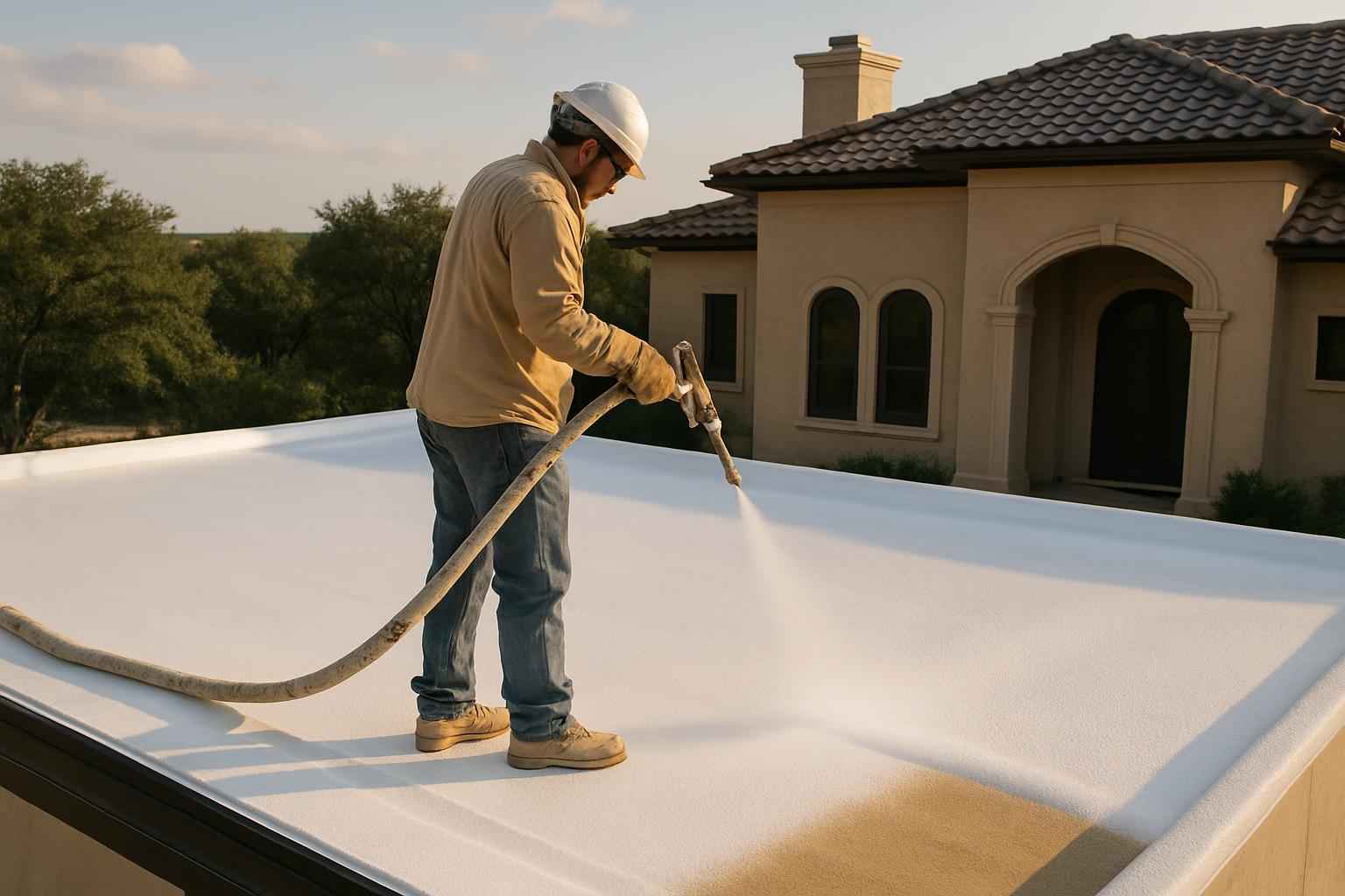 Foam Roof Restoration Contractor in Pontotoc TX