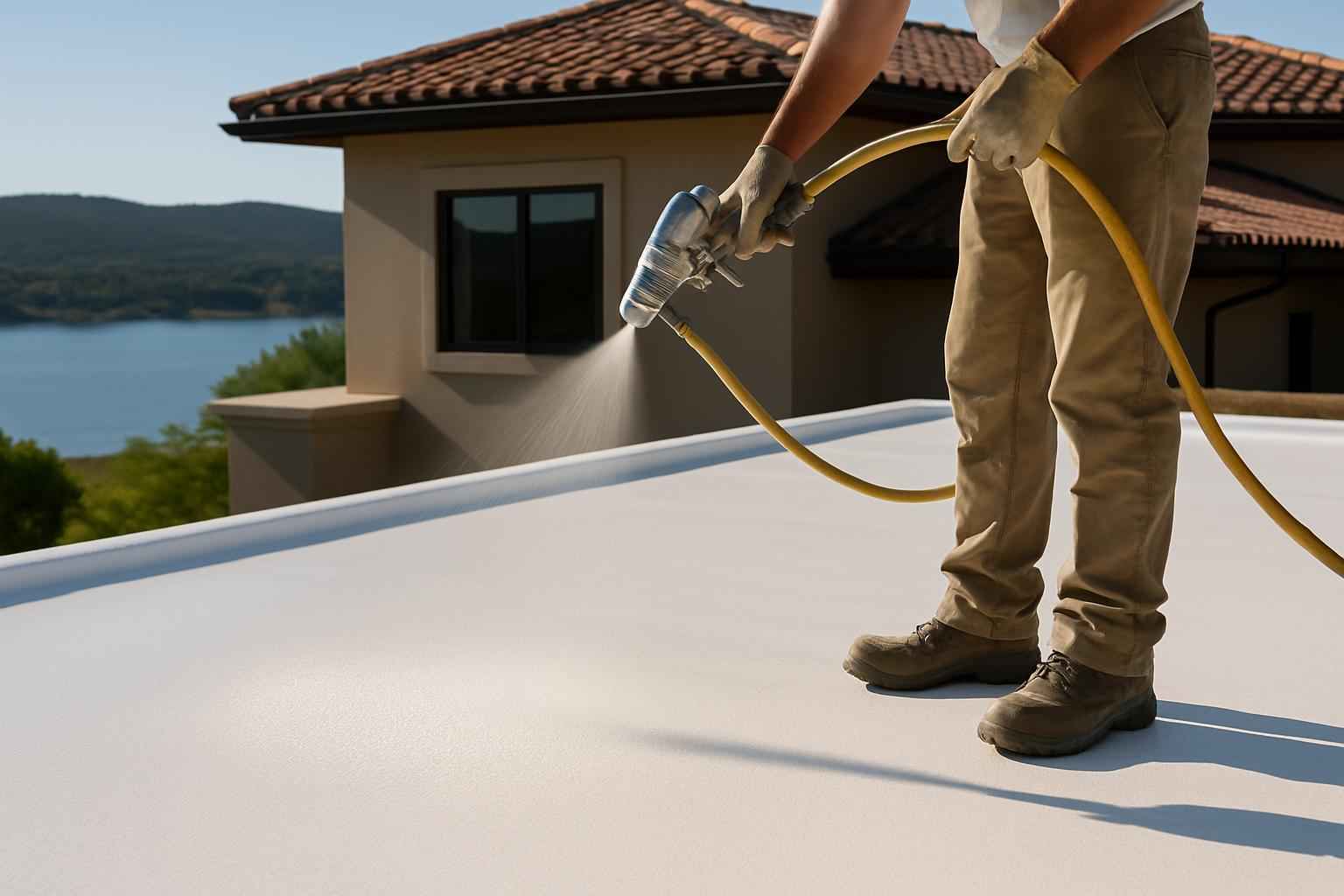 Foam Roof UV Protection Service in Cottonwood Shores TX