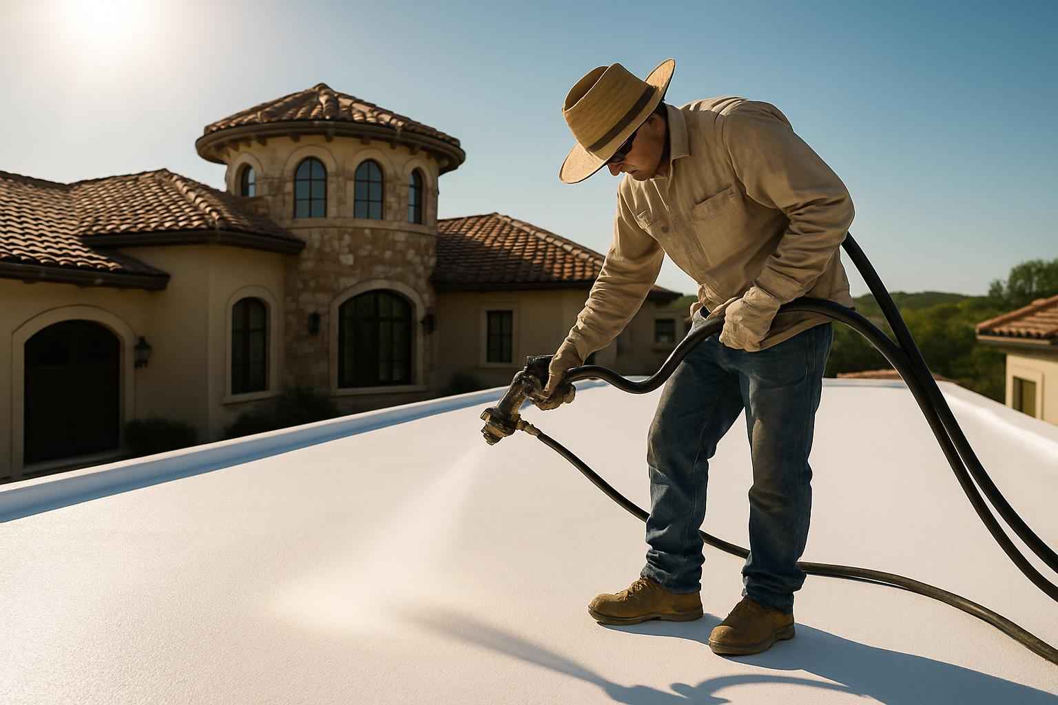 Foam Roof UV Protection Service in Medina TX