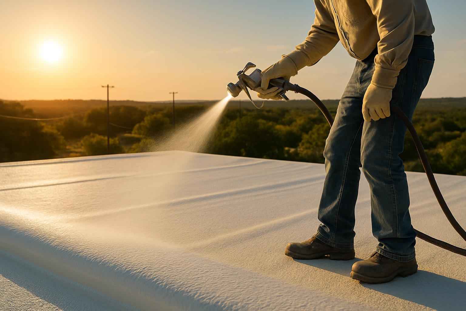 Foam Roof UV Protection Service in Pipe Creek TX