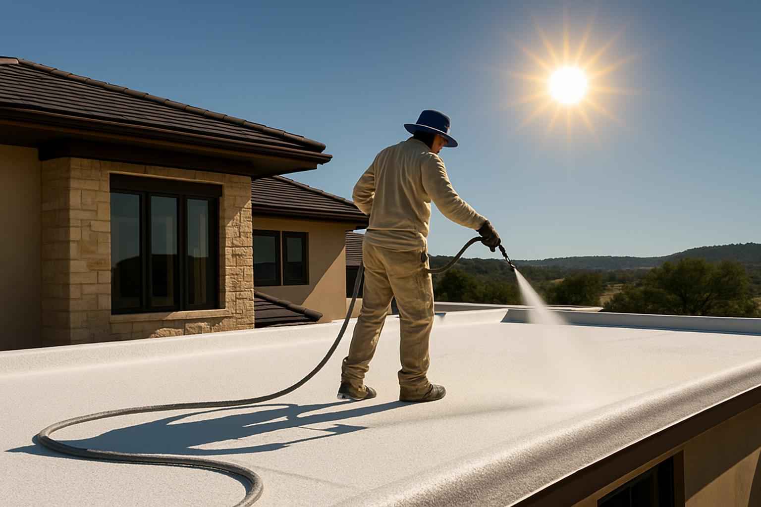 Foam Roof UV Protection Service in Pontotoc TX