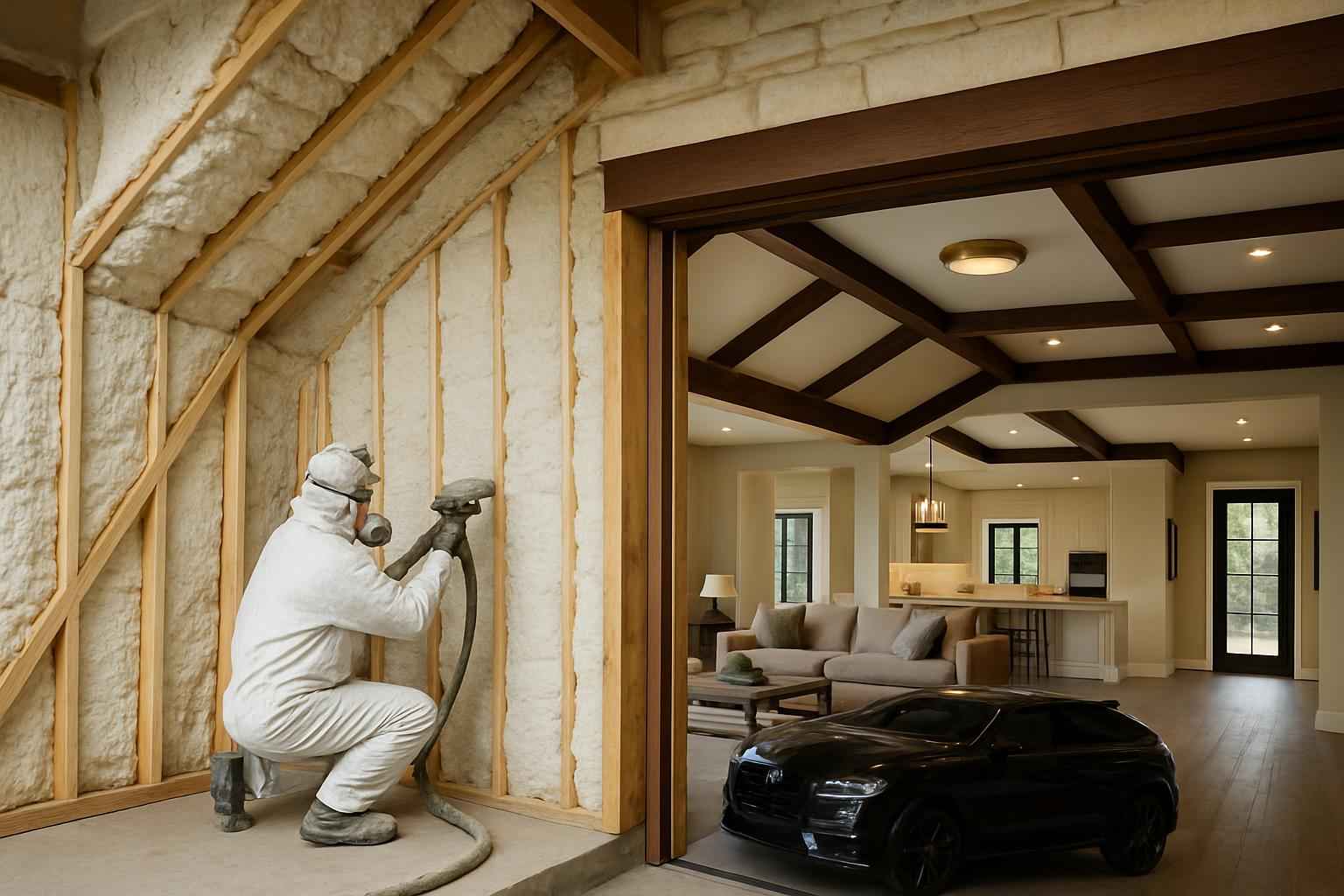 Garage Apartment Insulation Company in Mason TX