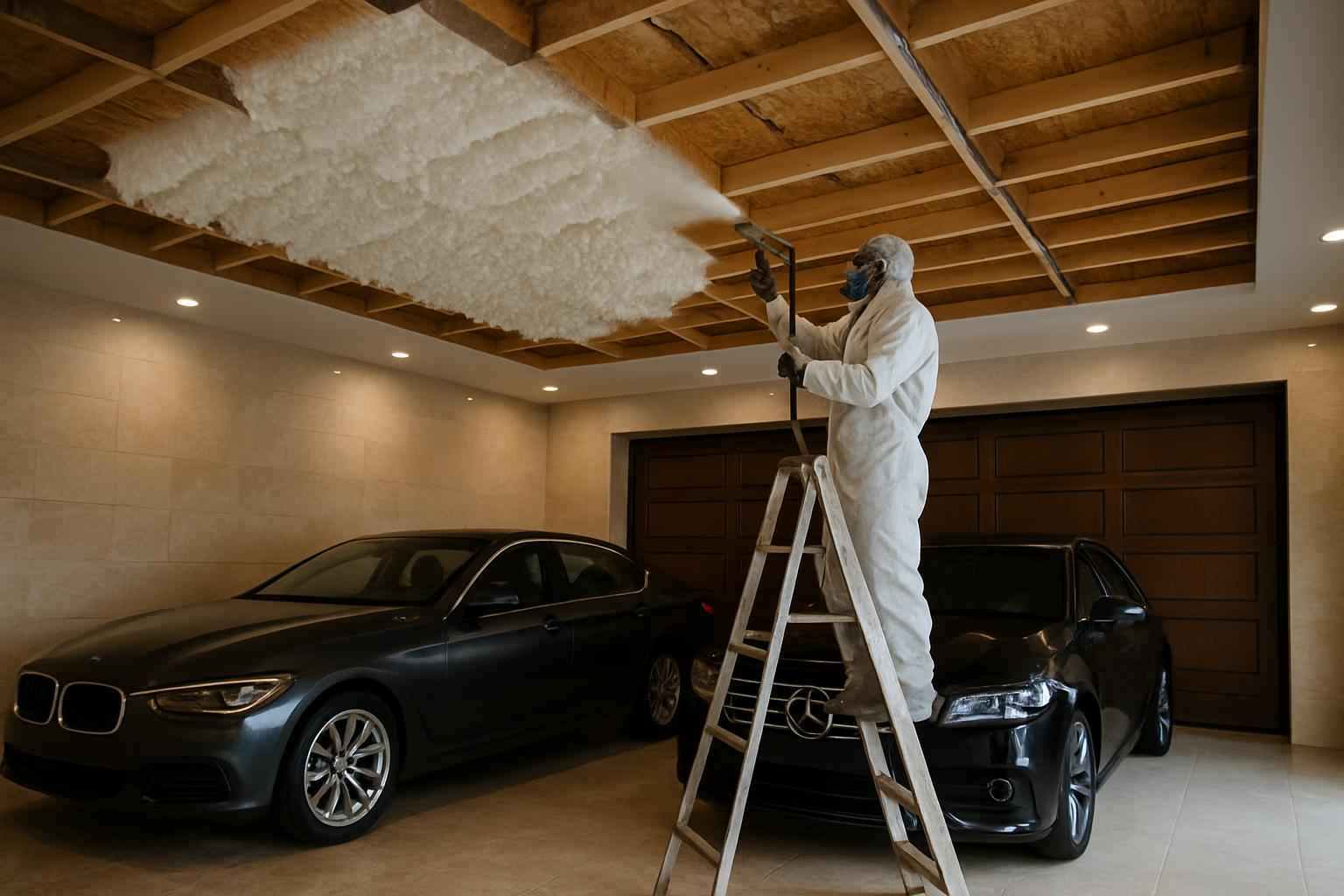 Garage Ceiling Foam Service in Burnet TX