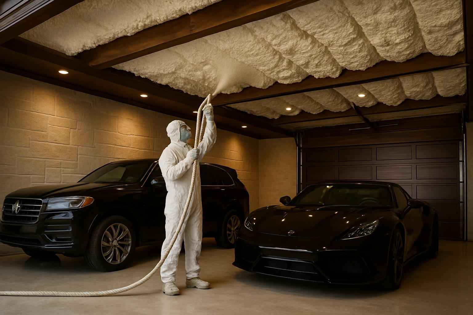 Garage Ceiling Foam Service in Medina TX