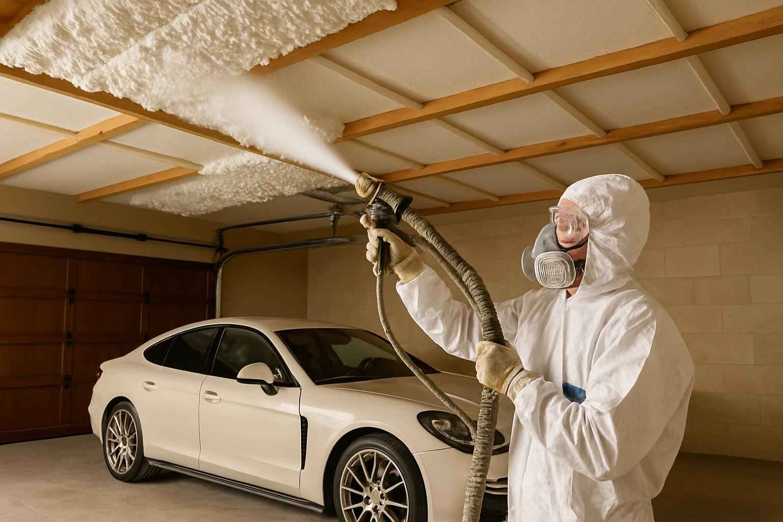 Garage Ceiling Foam Service in Pipe Creek TX