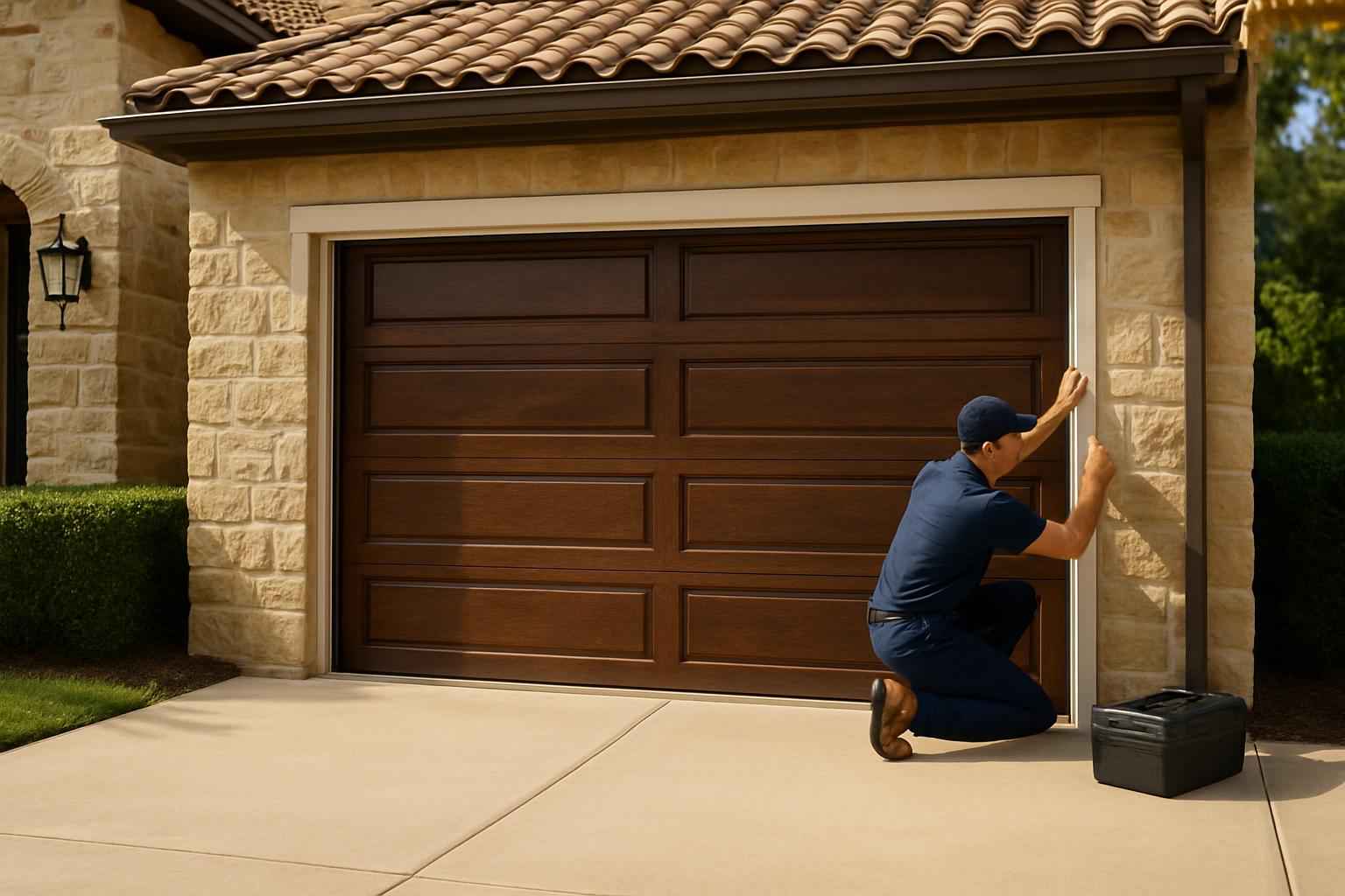 Garage Door Perimeter Seal Service in Burnet TX