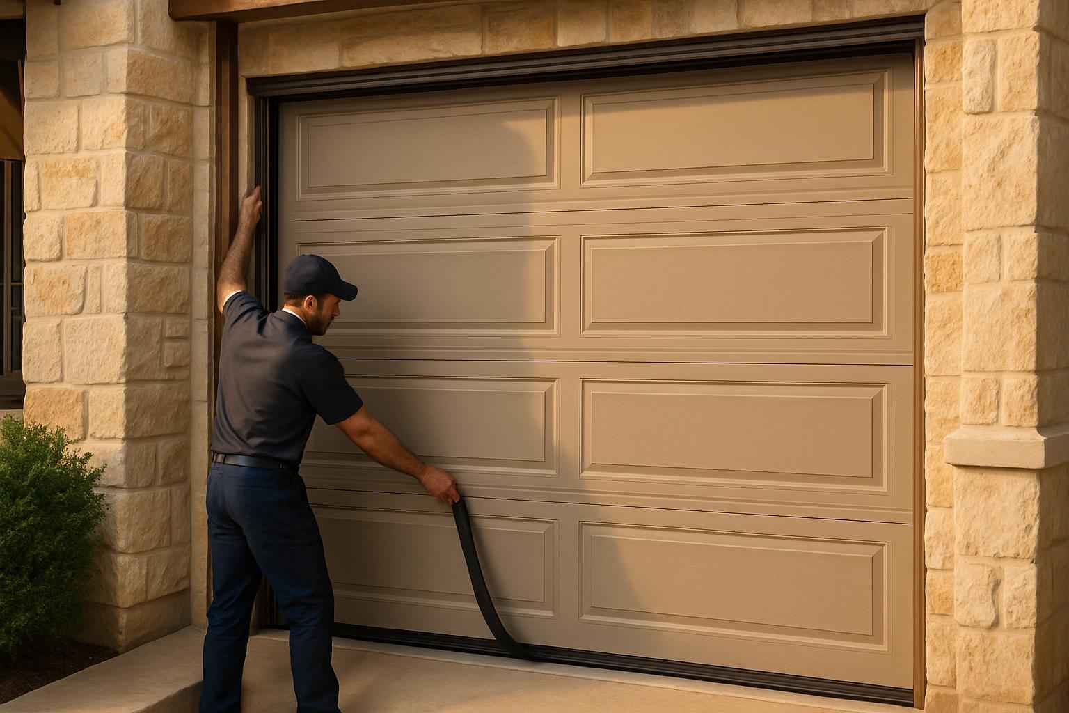 Garage Door Perimeter Seal Service in Fischer TX
