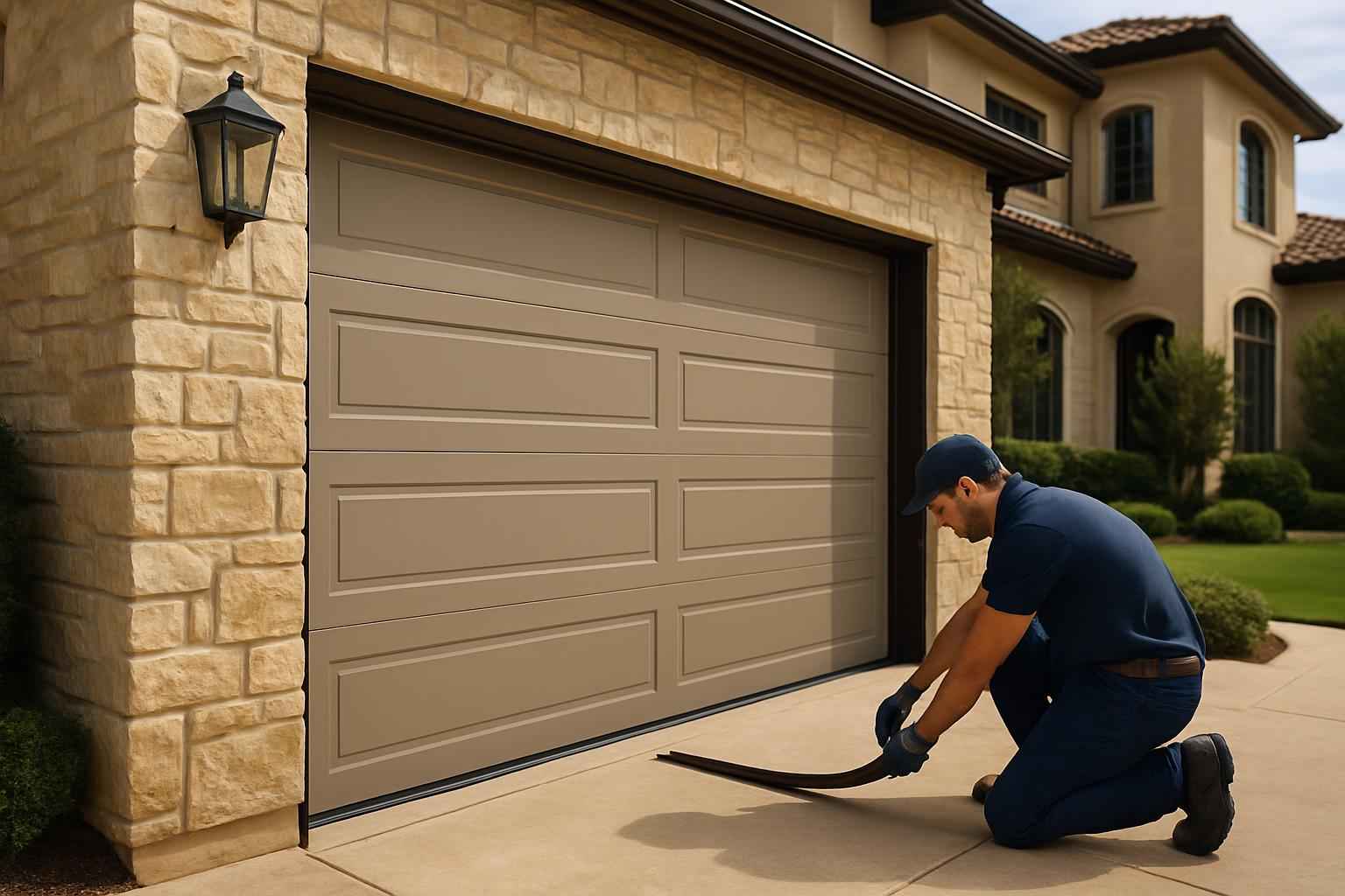 Garage Door Perimeter Seal Service in Marble Falls TX