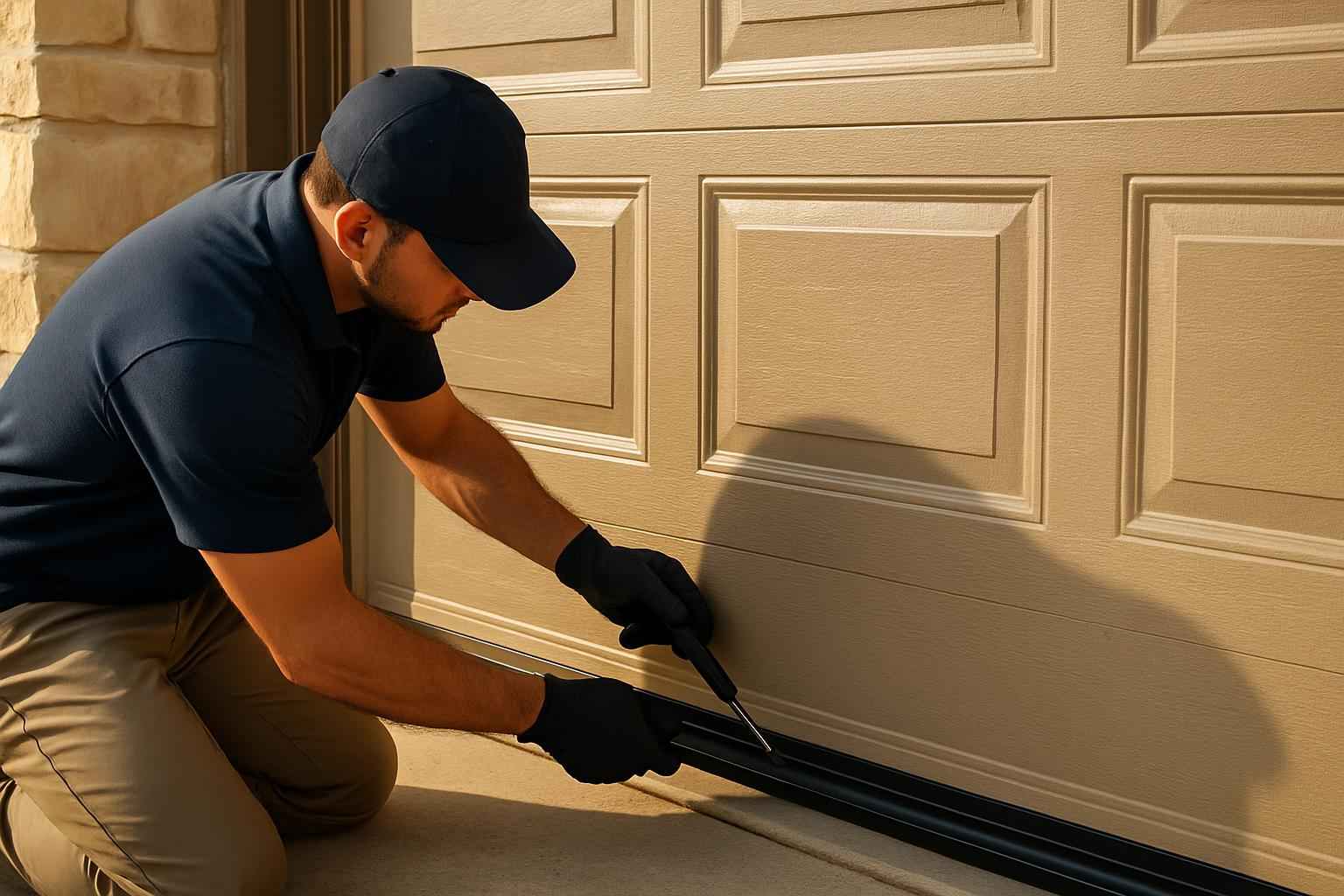 Garage Door Perimeter Seal Service in Mason TX