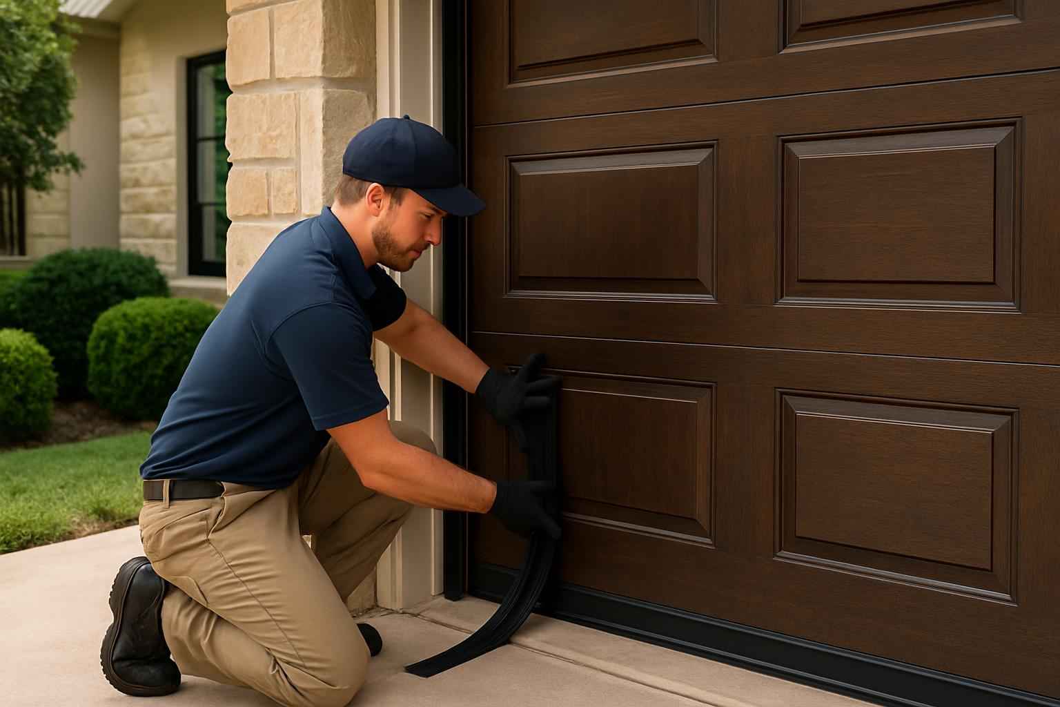 Garage Door Perimeter Seal Service in Medina TX