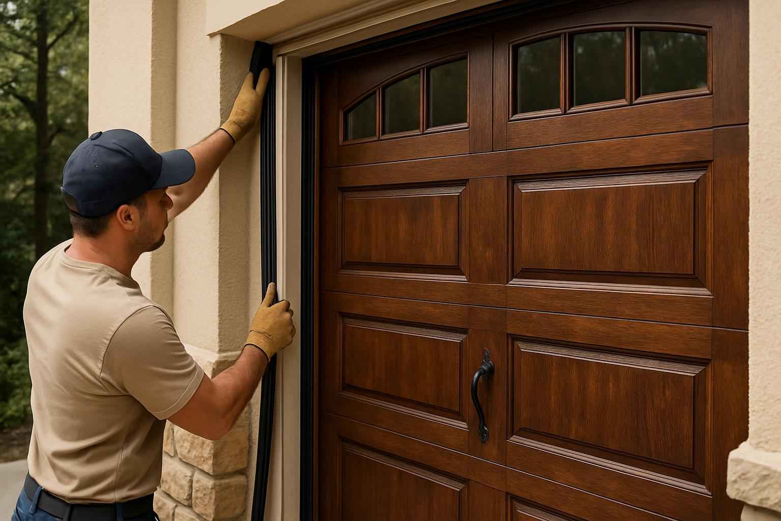 Garage Door Perimeter Seal Service in Pipe Creek TX