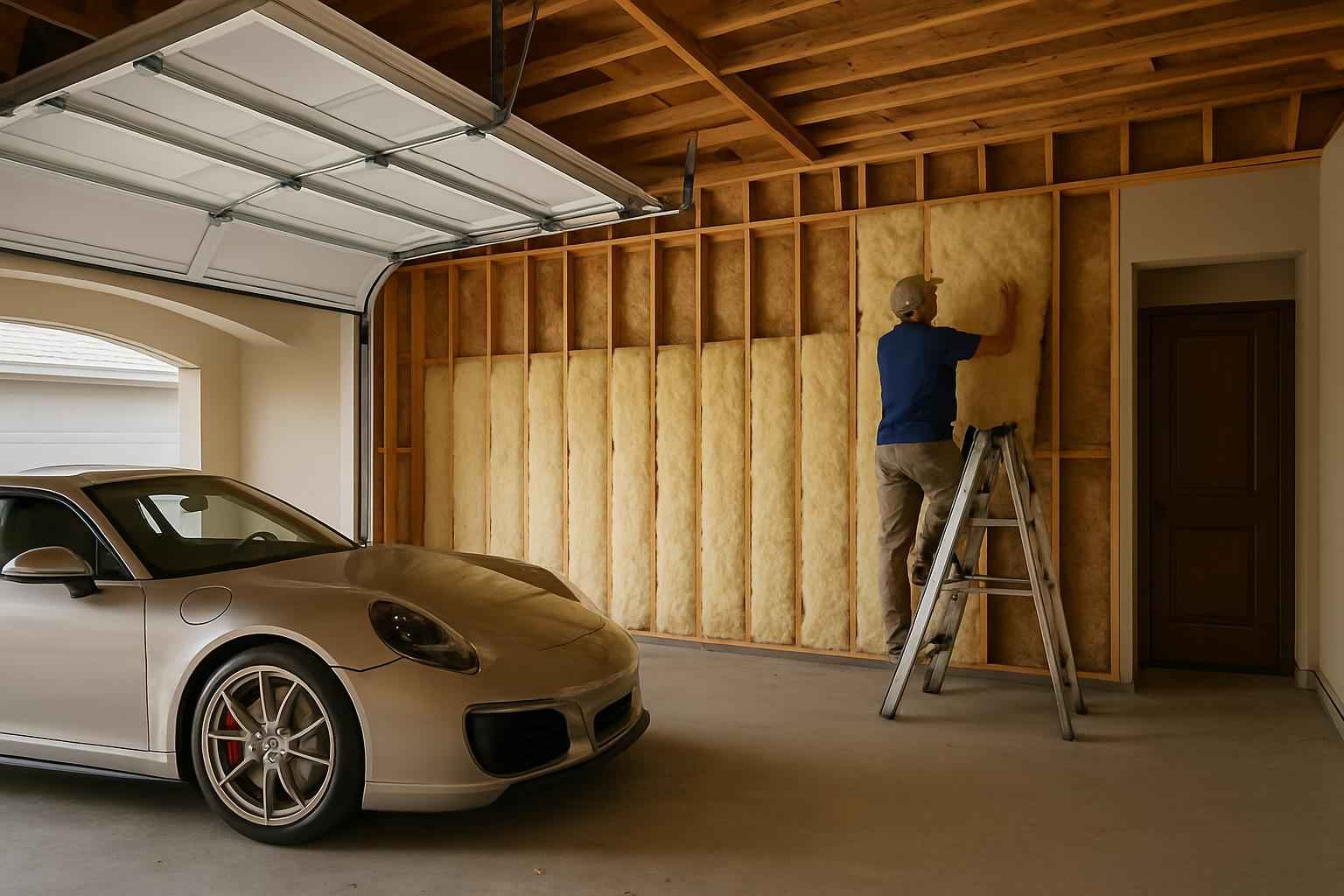 Garage Retrofit Insulation in Fischer TX