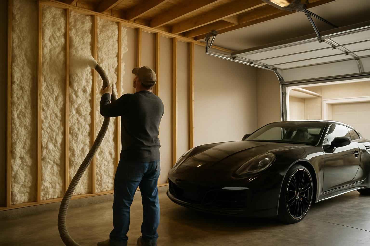 Garage Retrofit Insulation in Pontotoc TX