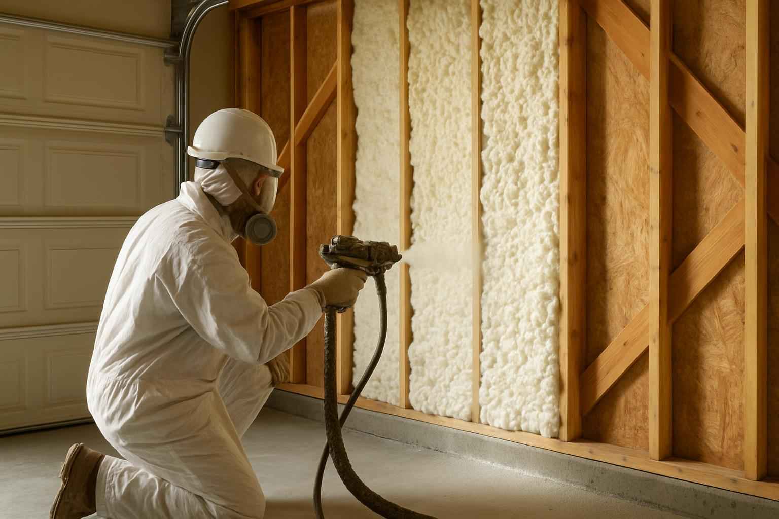 Garage Wall Foam Installer in Pipe Creek TX