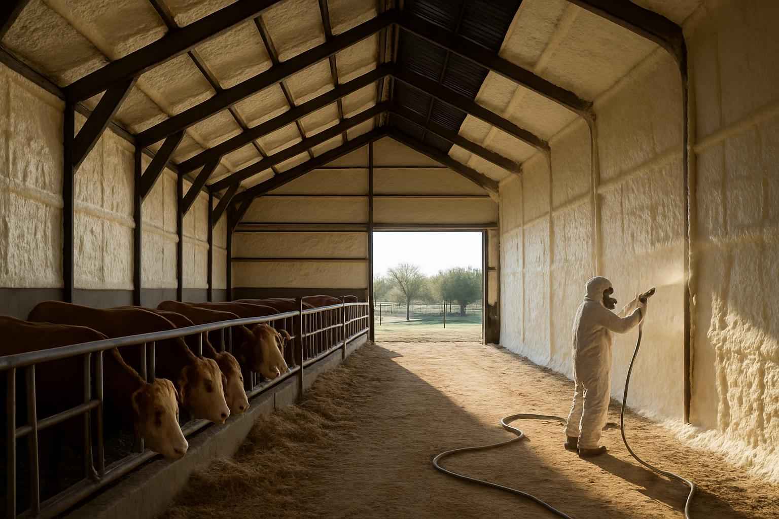 Livestock Barn Insulation Service in Mason TX