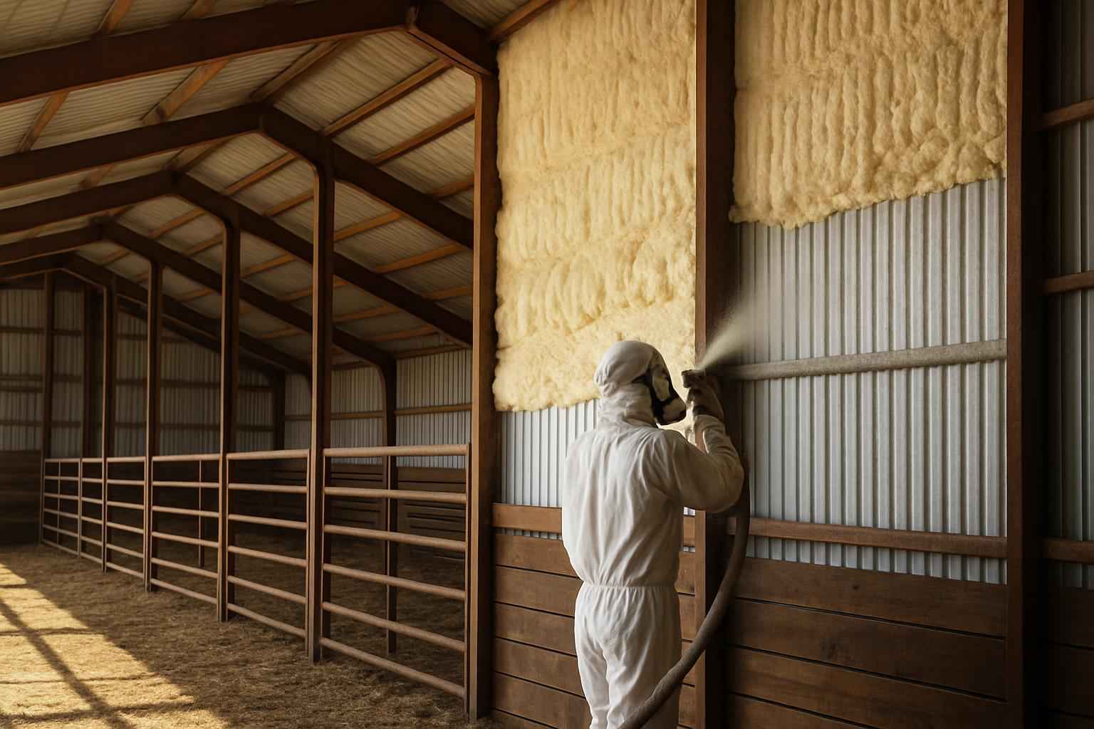 Livestock Barn Insulation Service in Pontotoc TX