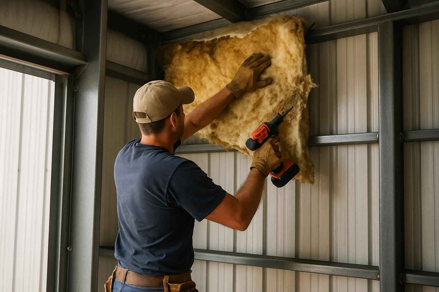 Metal Building Insulation Repair in Mason TX