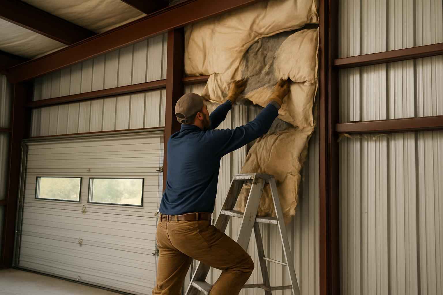 Metal Building Insulation Repair in Pipe Creek TX
