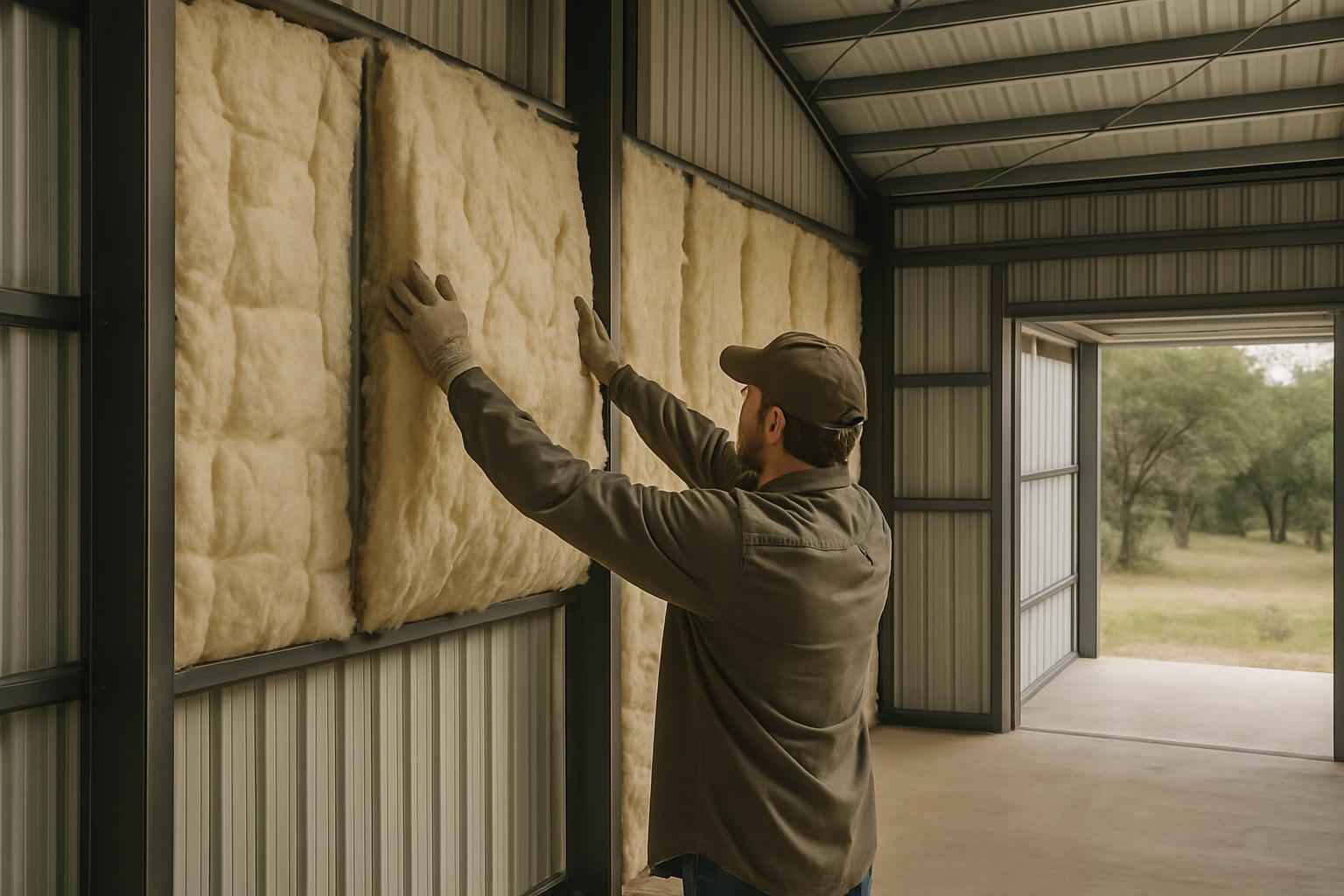 Metal Building Retrofit Insulation In Fischer TX