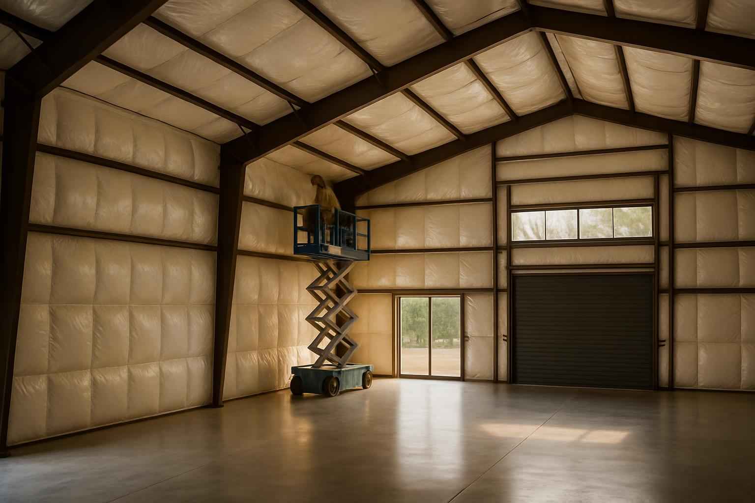 Metal Building Retrofit Insulation in Medina TX