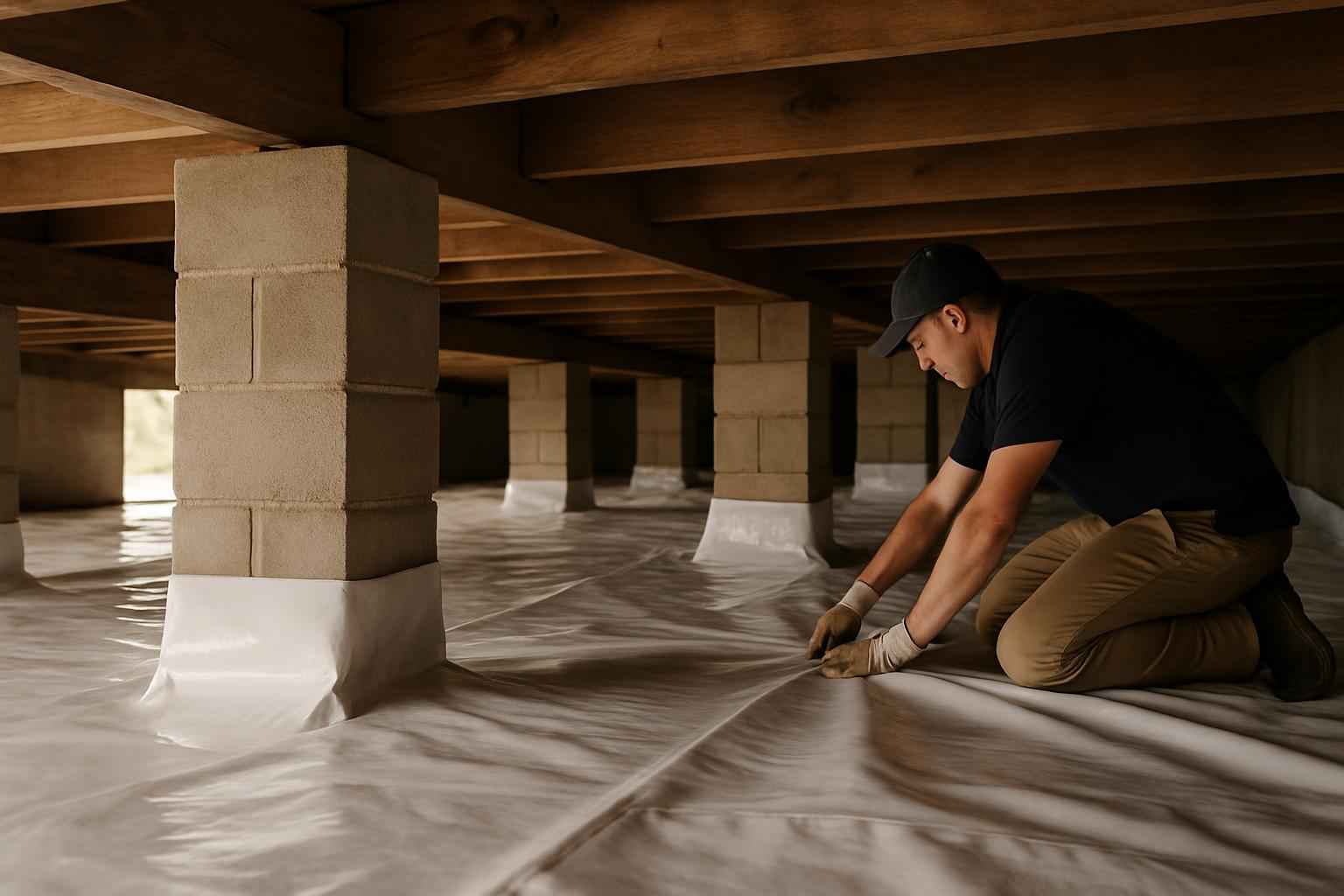 Moisture Control Vapor Barrier Service in Fischer TX