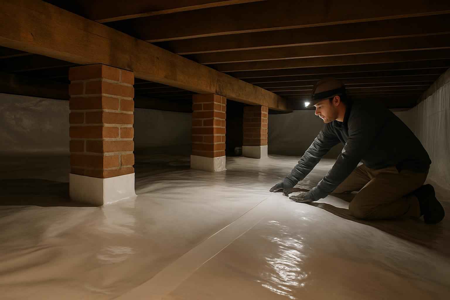 Moisture Control Vapor Barrier Service in Mason TX