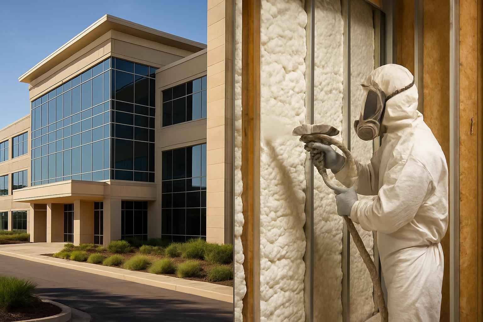 How Does Spray Foam Help Burnet Offices