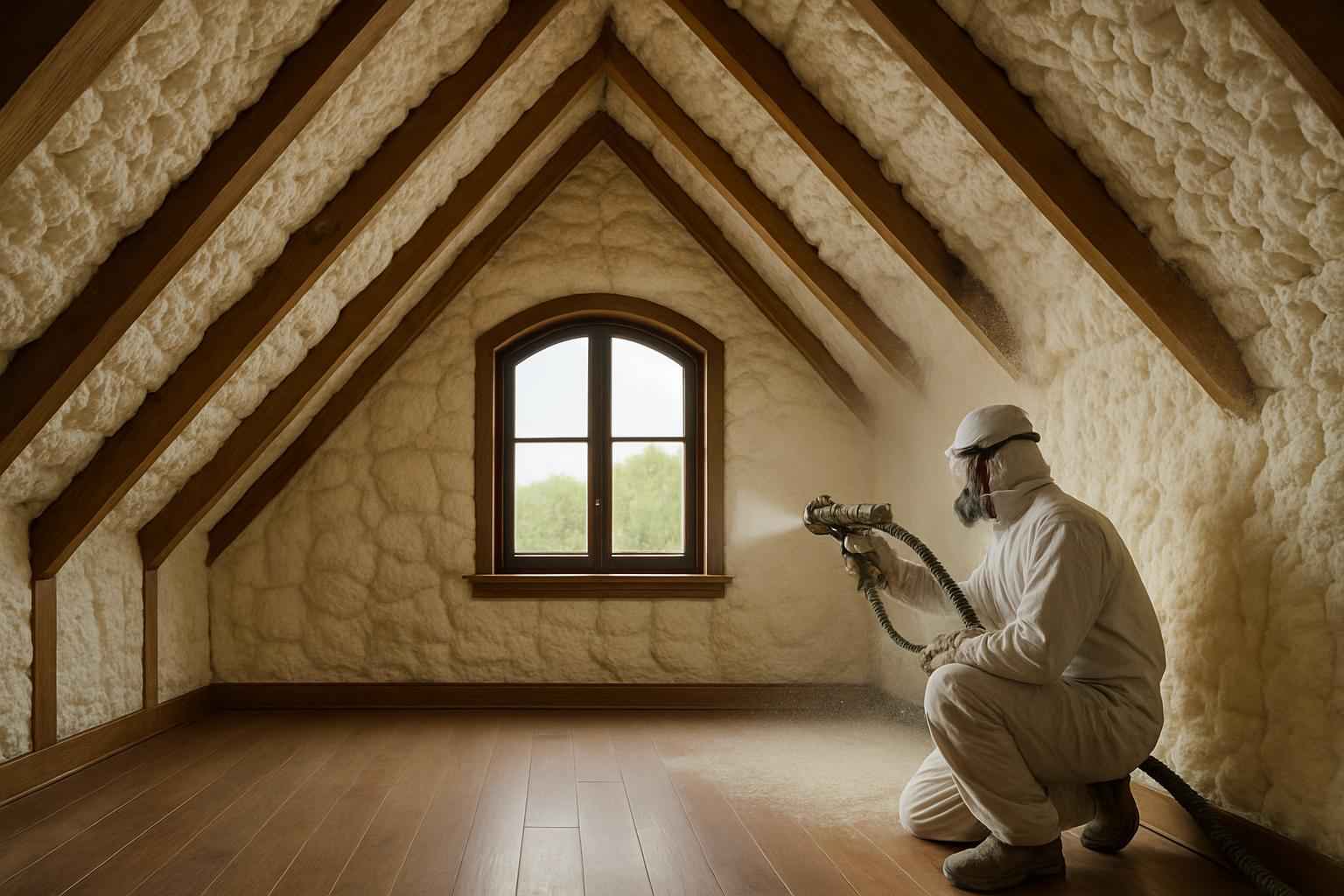 Open Cell Attic Insulation in Burnet TX