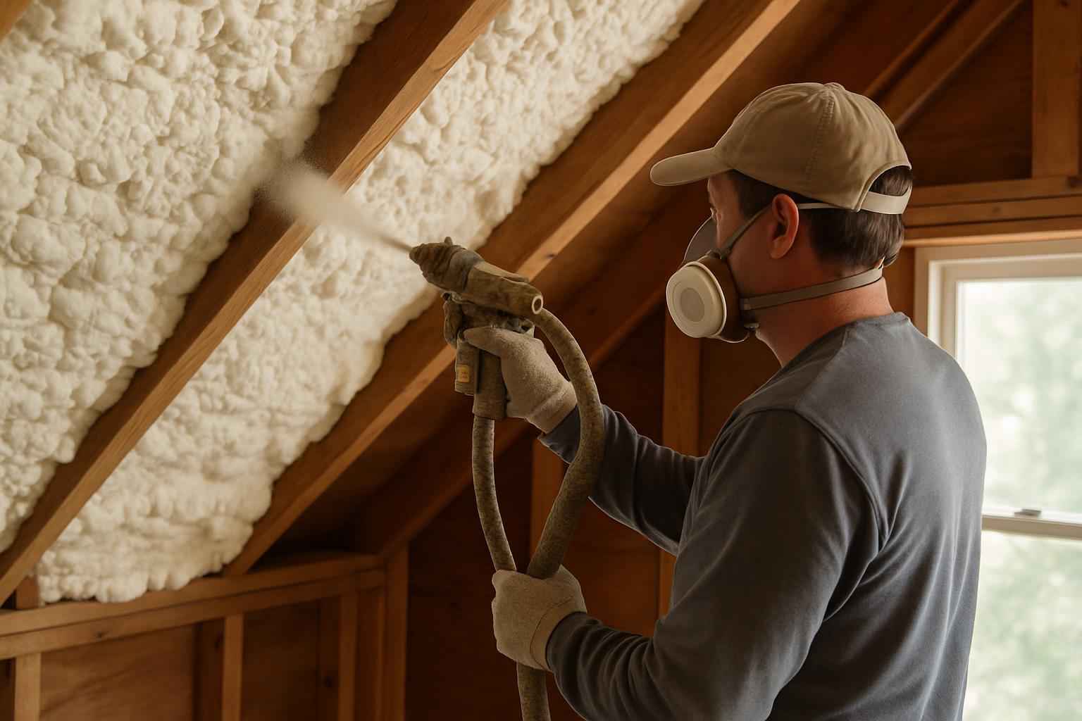 Open Cell Insulation Repair in Pipe Creek TX